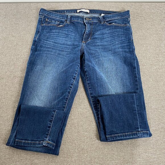 Banana Republic Premium SKINNY Ankle Jeans Women's 31 Mid Rise Blue Casual - Picture 3 of 16